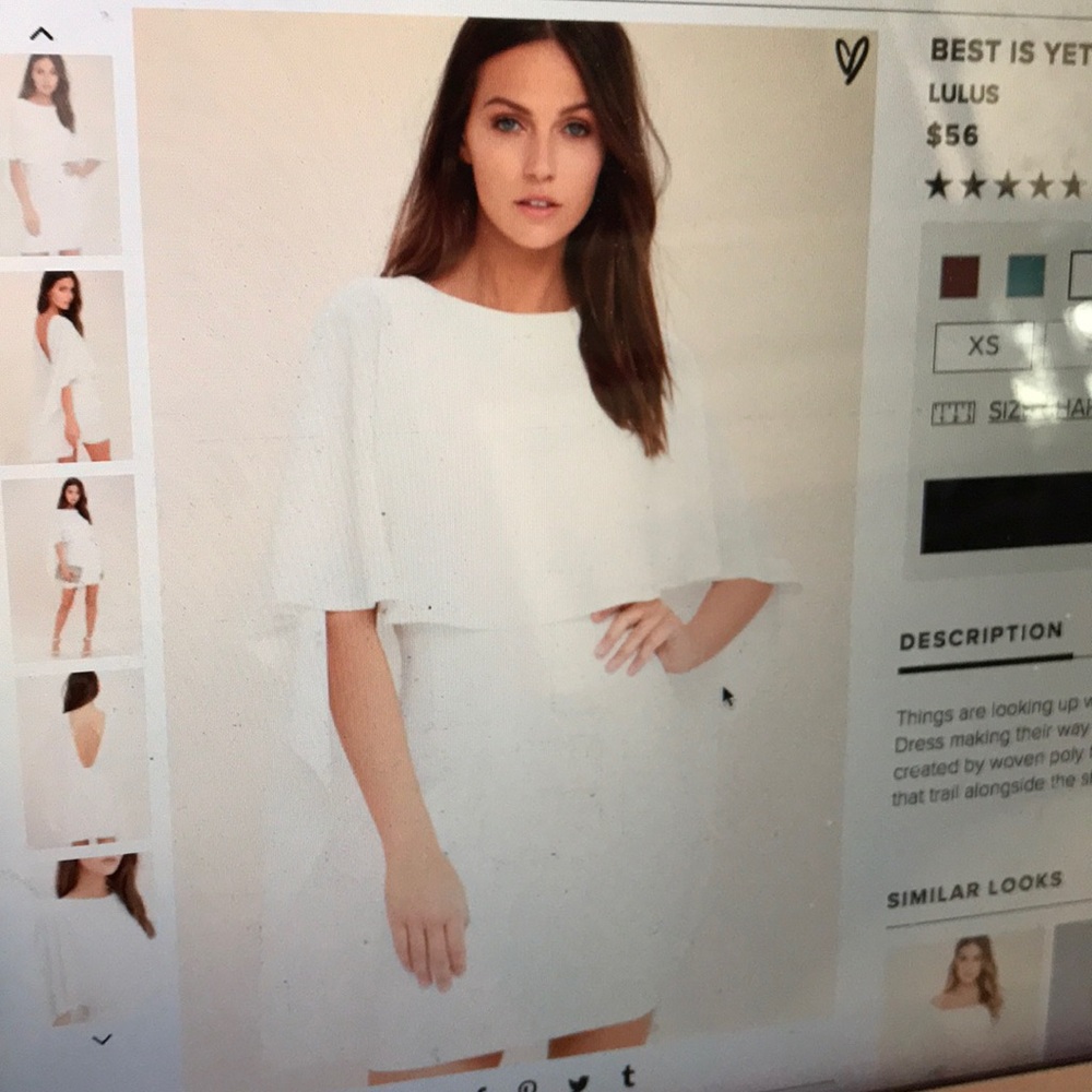 A backless silhouette dress